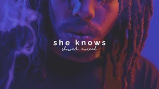 j. cole - she knows ft. cults \& ambor coffman (slowed + reverb)