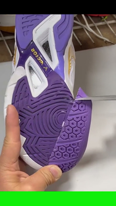 Replace badminton shoe soles #1million #badminton #mychannel #youtube #tennis #sports