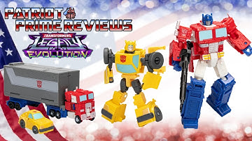 Patriot Prime Reviews Transformers Legacy Evolution Exclusive Core Class Optimus Prime & Bumblebee