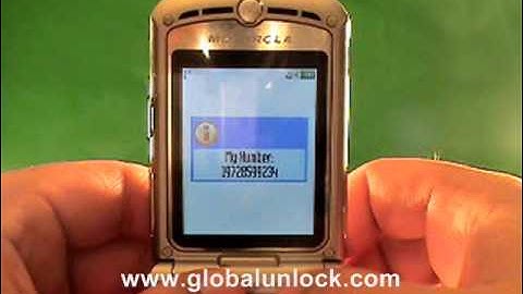AT&T Motorola RAZR V3 Unlock Method Explained