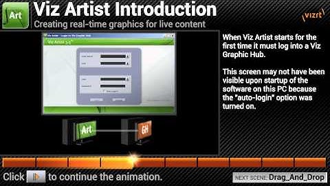 Viz Artist Introduction scene