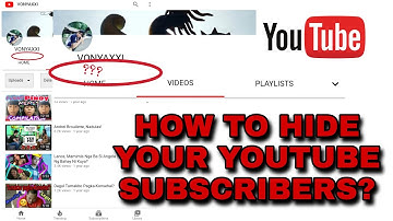 𝖧𝗈𝗐 𝖳𝗈 𝖧𝗂𝖽𝖾 Your Youtube Subscribers Count? | Tutorial