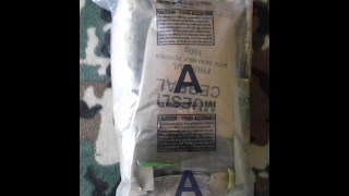 Australian Army Ration Pack Mre Cr1M Menu A