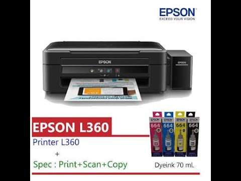 Cara Menginstal Printer EPSON L360 Pada Windows 7