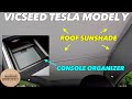 Vicseed Sunshade & Console Organizer For Tesla Model Y - Review