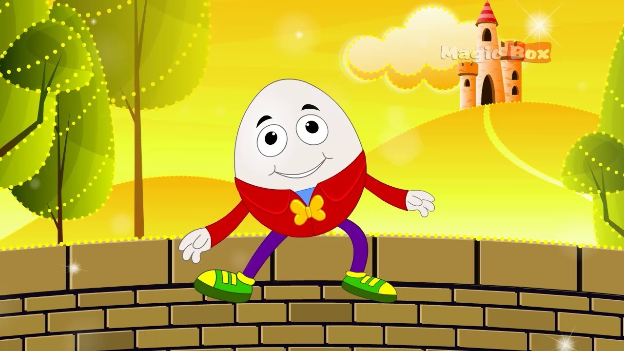 Humpty Dumpty - English Nursery Rhymes - Cartoon And Animated Rhymes -  YouTube