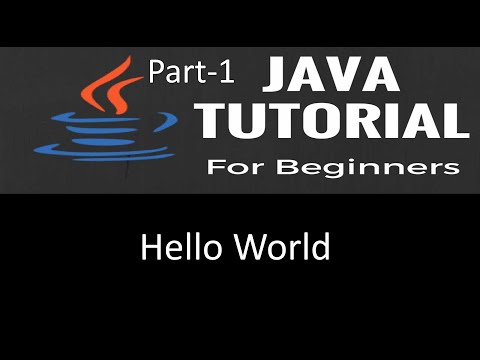 How to write Hello world program in java | Java tutorial for beginners part 1.