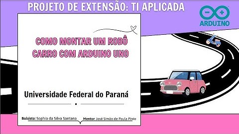 Como montar um robô carro com ARDUINO UNO (Que vai para frente )