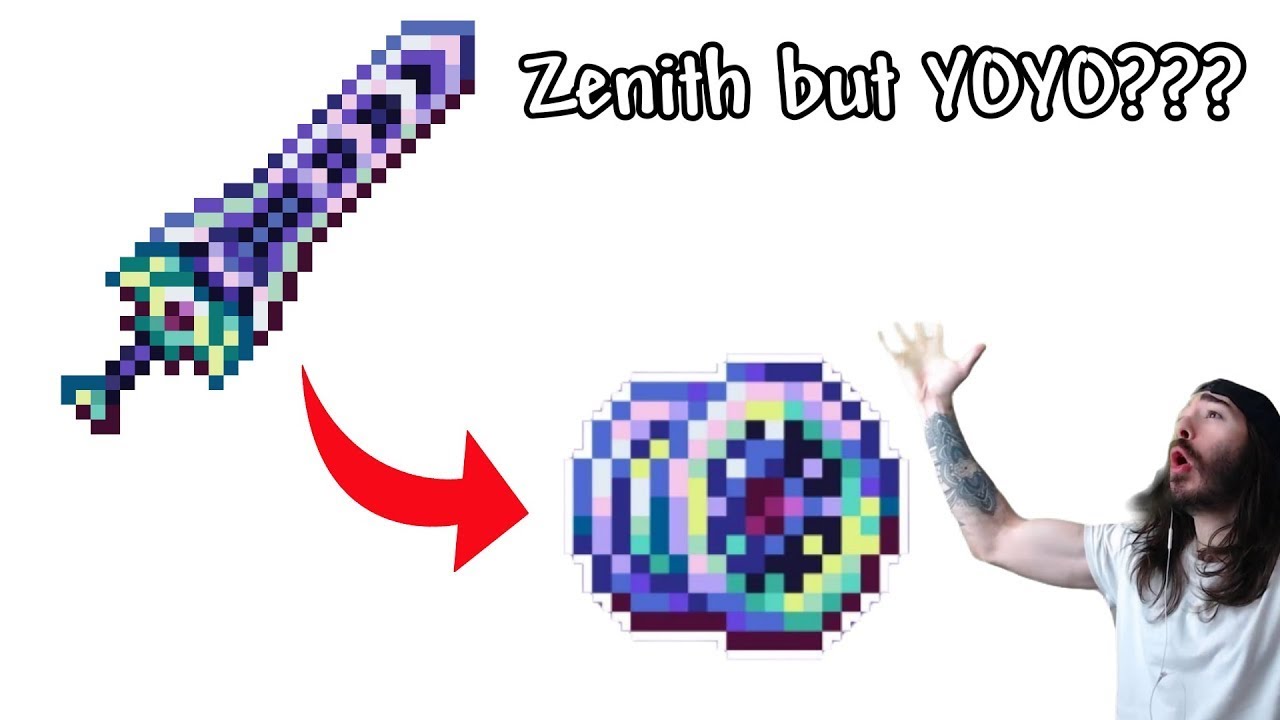 Terraria Zenith but YOYO??? Zenith Yoyo Mod Review YouTube