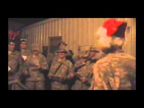 Blackfoot Caroling to Platoon Segreants SFC Varney...