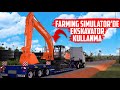 FARMING SIMULATOR'DE EKSKAVATOR KULLANMA !