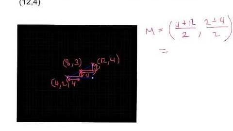 Midpoint and Length of a Line Segment
