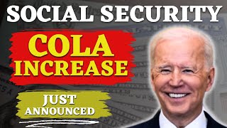 Finally Announced! Social Security COLA Increase 2024