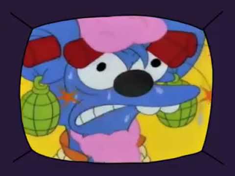 The Simpsons: Scratchy finally gets Itchy but the TV didn't turn off.