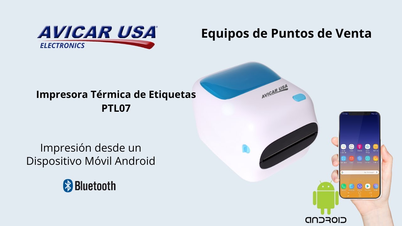 Instalación Impresora Térmica de Etiquetas (PTL007) - Conexión Bluetooth  Android