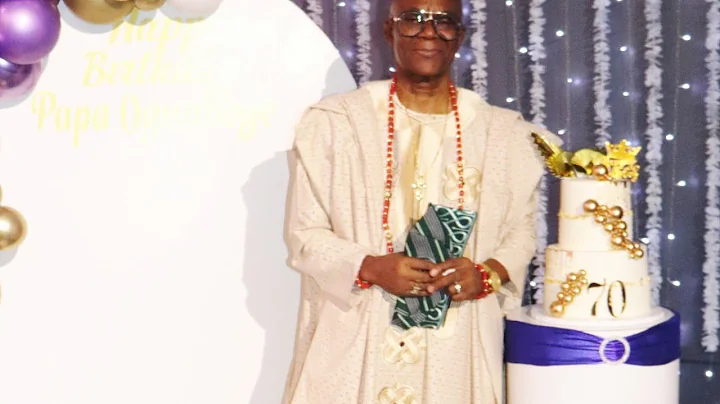 PAPA OGUNBOYE 70TH BIRTHDAY CELEBRATION. 