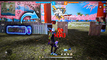 Free Fire Gameplay Flydigi Q1 keyboard mouse in mobile📲