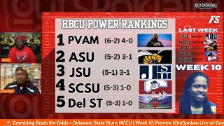 Week 10: Top 5 HBCU FCS Football Ranking | OnTheYardNetwork 