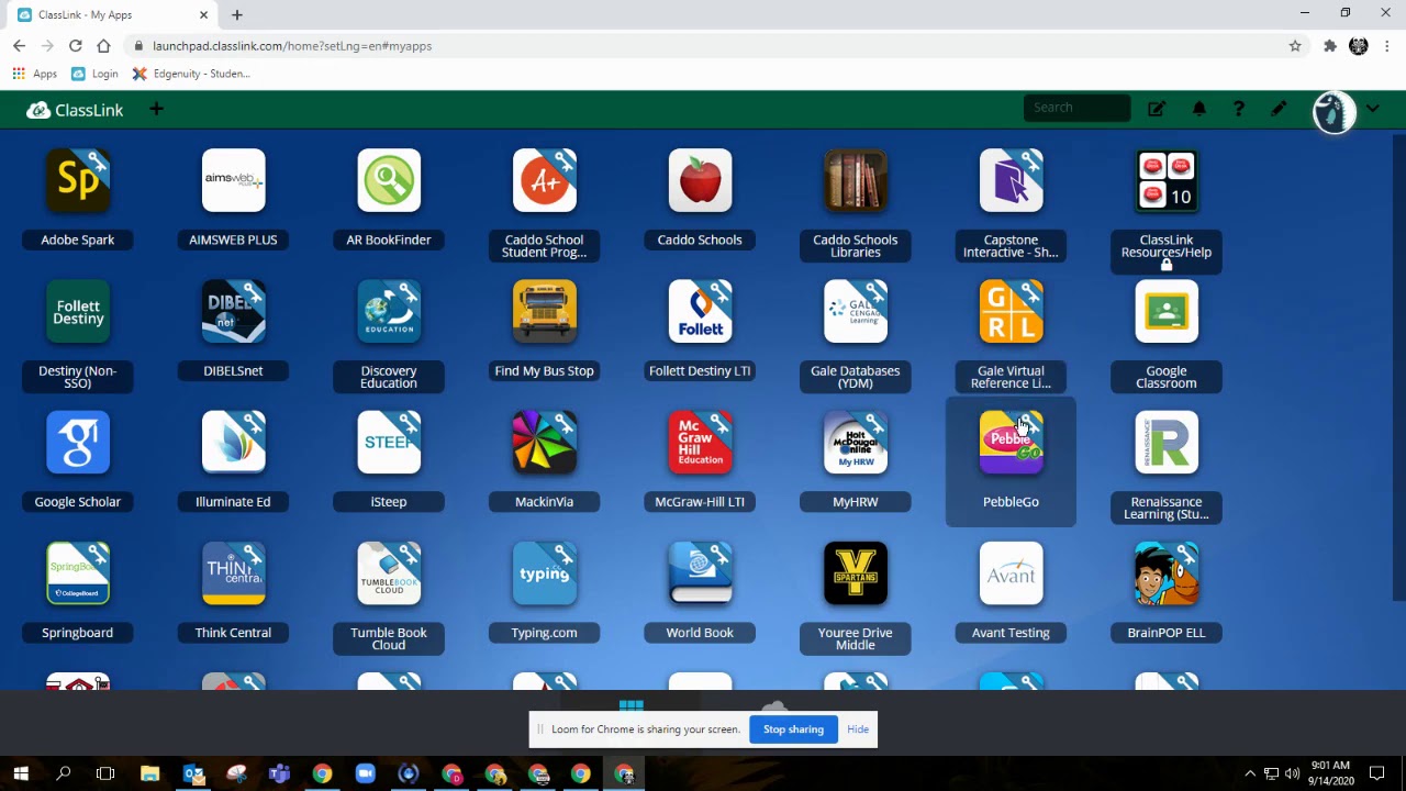 Linking Canvas account to Google Drive account