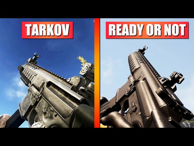 Escape from Tarkov vs Contract Wars Weapon Comparison (SMGs) 