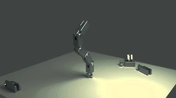 Robot arm • Rig & Material test • By AcAnimate
