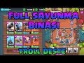 FULL SAVUNMA BİNALARIYLA 2V2 TROLLEMEK!!-CLASH ROYALE TÜRKÇE