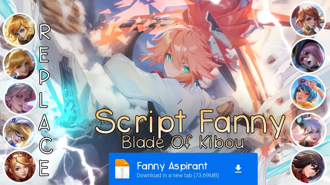 Script Skin Fanny Aspirant - Blade Of Kibou No Password | Full Effect Voice | Patch Terbaru