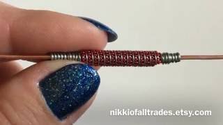 Simple And Quick Wire Coil Tutorial for Wire Jewelry