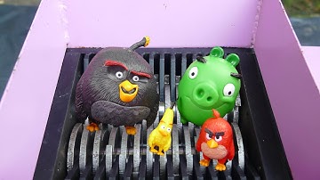 Shredding ANGRY BIRDS! AMAZING VIDEO!