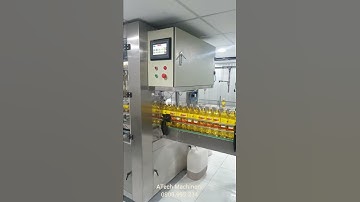 Máy chiết rót đóng chai dầu ăn