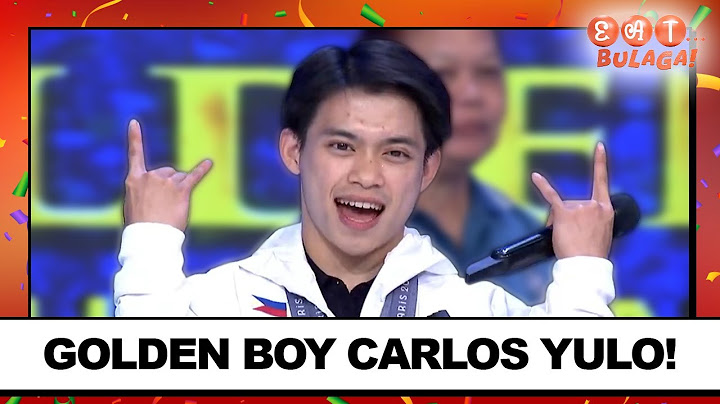 GOLDEN BOY CARLOS YULO SA EAT BULAGA! 🥇🥇 | Aug. 15, 2024