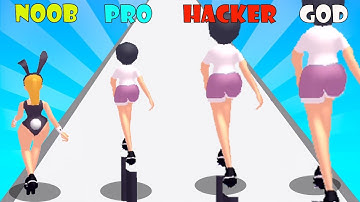 NOOB vs PRO vs HACKER vs GOD - Dancing Heels