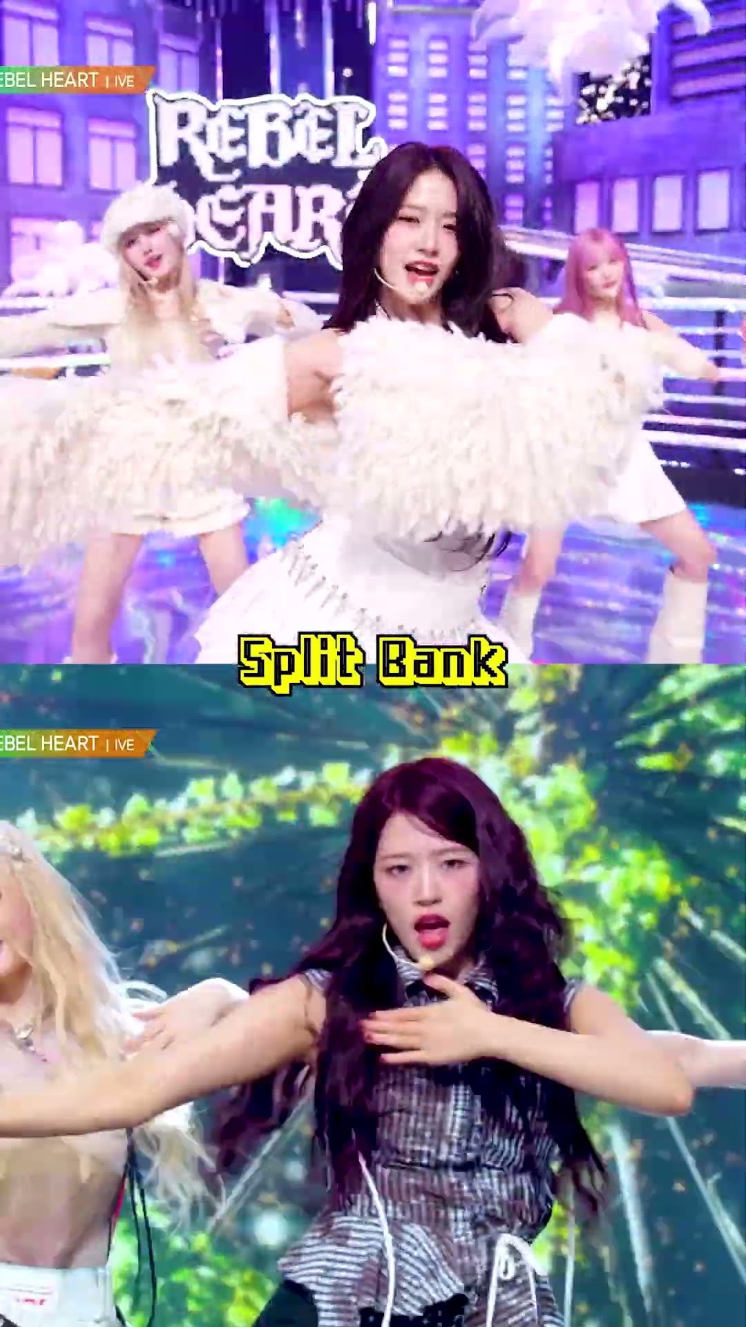 IVE - REBEL HEART #SplitScreen #SplitBank #MusicBank #Shorts | KBS WORLD TV