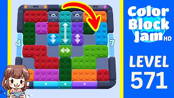 Color Block Jam Level 571 Solution Walkthrough