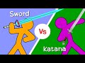 Sword vs Katana: Supreme Duelist Stickman Animation || Sticknode Version