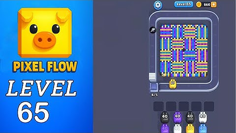 Pixel Flow Level 65 Walkthrough