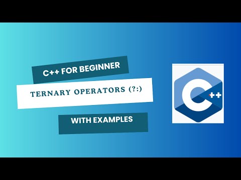 Topic 11: Ternary  Operator in C+|+ Conditional Operator