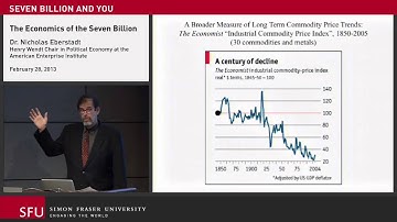 Economics, the 7 Billion, and You: Lecture at Simon Fraser University