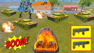 😱Hovercraft Saved me From Tanks🥵 | M202 + AWM Destroying Game💥 | PUBG Mobile