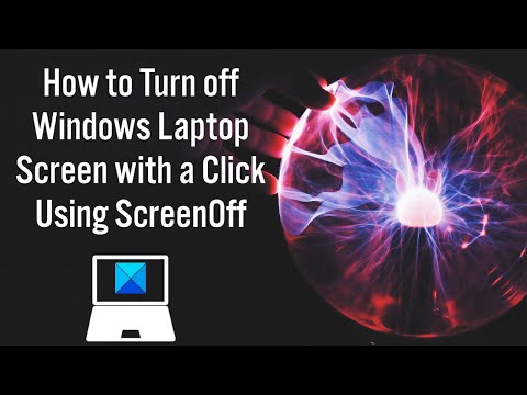 How to turn off Windows laptop screen with a click using ScreenOff