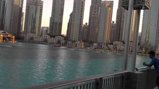 THE DUBAI FOUNTAIN LAKE First fountain show