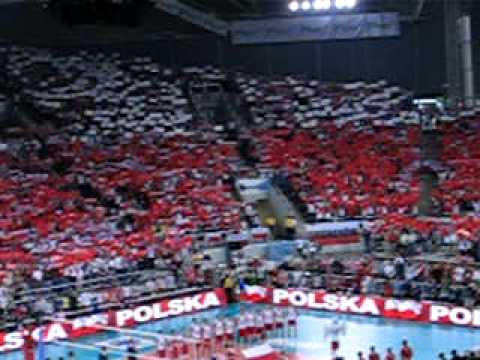 L Polska-Brazylia 27.06.2009 Hymn przed meczem (Ar...