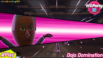 Wii Party U - Dojo Domination  ( Advanced Mode, Eng Sub ) Player Alex