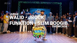 Judge Showcase // Walid, JRock, Funktion, Slim Boogie at Styles Upon Styles 2023 // stance