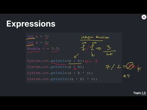 3 Expressions 720p  ||   java tutorial basic for beginners