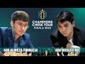 Gm wesley so vs gm alireza firouzja  champions chess tour