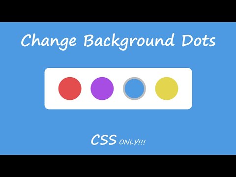 Change Background Dots HTML & CSS | CSS Animation
