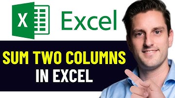 HOW TO SUM TWO COLUMNS IN EXCEL 2025! (FULL GUIDE)