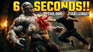 500 lb Monster Offered $80,000 To Last 10 Seconds — 200 Men Tried — Bruce Lee Finished It In 6