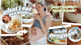 What I Eat in a WEEK While PREGNANT With Baby #4 // Easy + Healthy (high in iron & fibre) screenshot 5